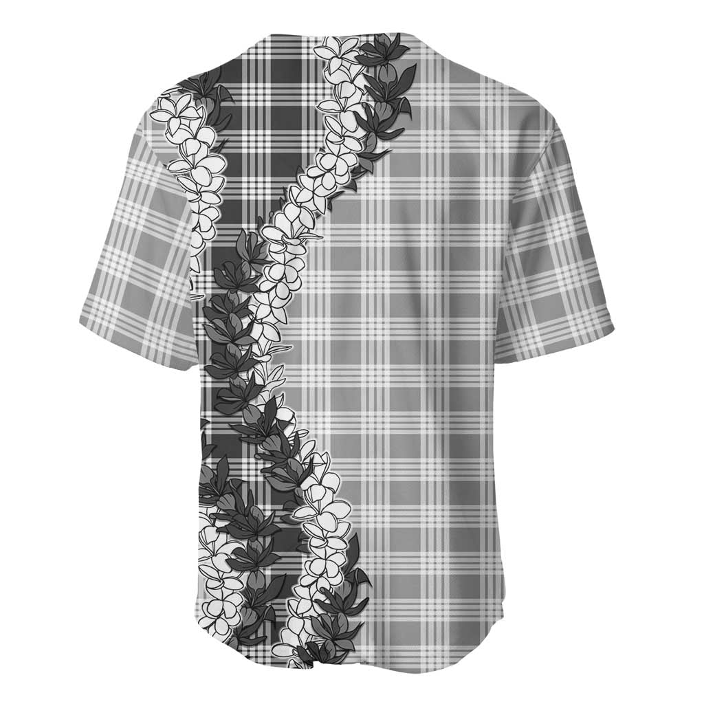 Gray Hawaii Palaka Baseball Jersey Hawaiian Honohono Lei
