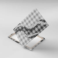 Gray Hawaii Palaka Canvas Wall Art Hawaiian Honohono Lei