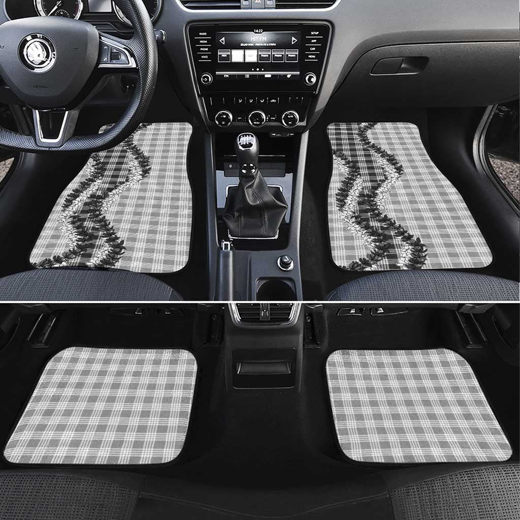 Gray Hawaii Palaka Car Mats Hawaiian Honohono Lei