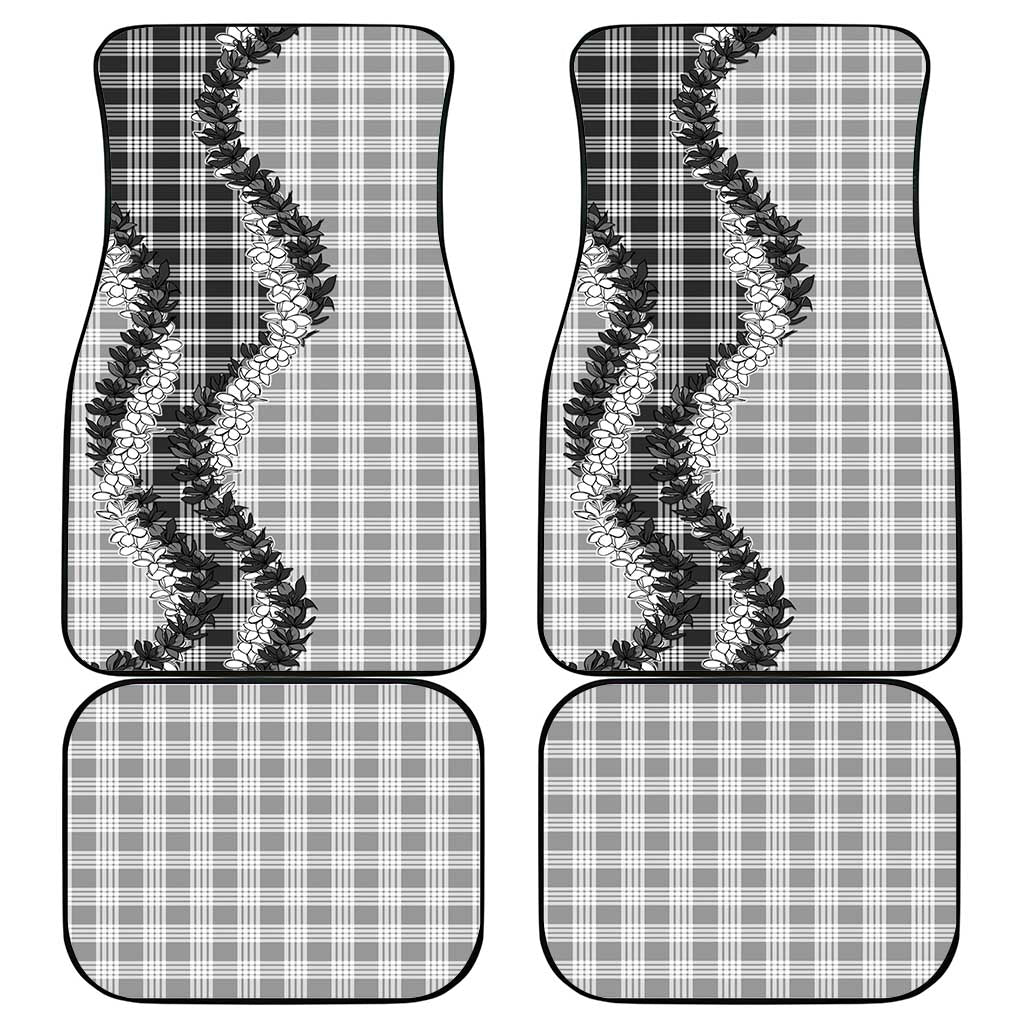 Gray Hawaii Palaka Car Mats Hawaiian Honohono Lei