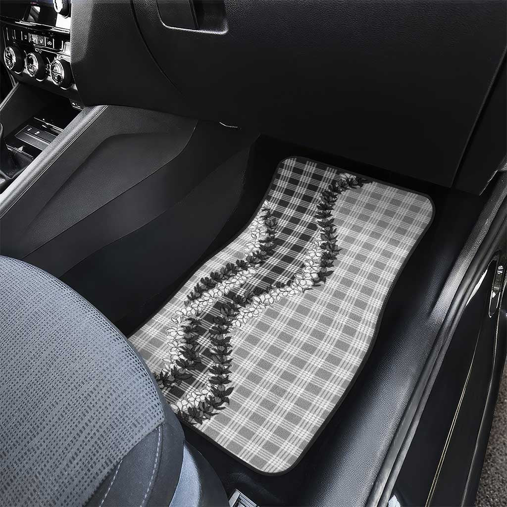Gray Hawaii Palaka Car Mats Hawaiian Honohono Lei