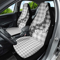 Gray Hawaii Palaka Car Seat Cover Hawaiian Honohono Lei LT05 - Polynesian Pride