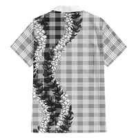 Gray Hawaii Palaka Family Matching Puletasi and Hawaiian Shirt Hawaiian Honohono Lei LT05 - Polynesian Pride
