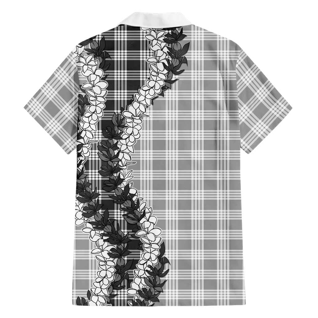Gray Hawaii Palaka Family Matching Summer Maxi Dress and Hawaiian Shirt Hawaiian Honohono Lei LT05 - Polynesian Pride