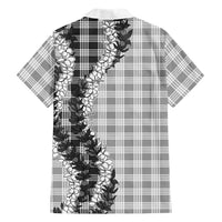 Gray Hawaii Palaka Hawaiian Shirt Hawaiian Honohono Lei LT05 - Polynesian Pride