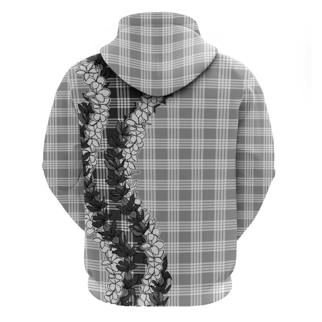 Gray Hawaii Palaka Hoodie Hawaiian Honohono Lei LT05 - Polynesian Pride