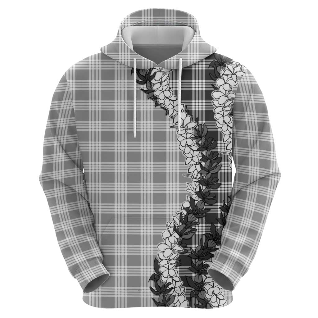 Gray Hawaii Palaka Hoodie Hawaiian Honohono Lei LT05 - Polynesian Pride