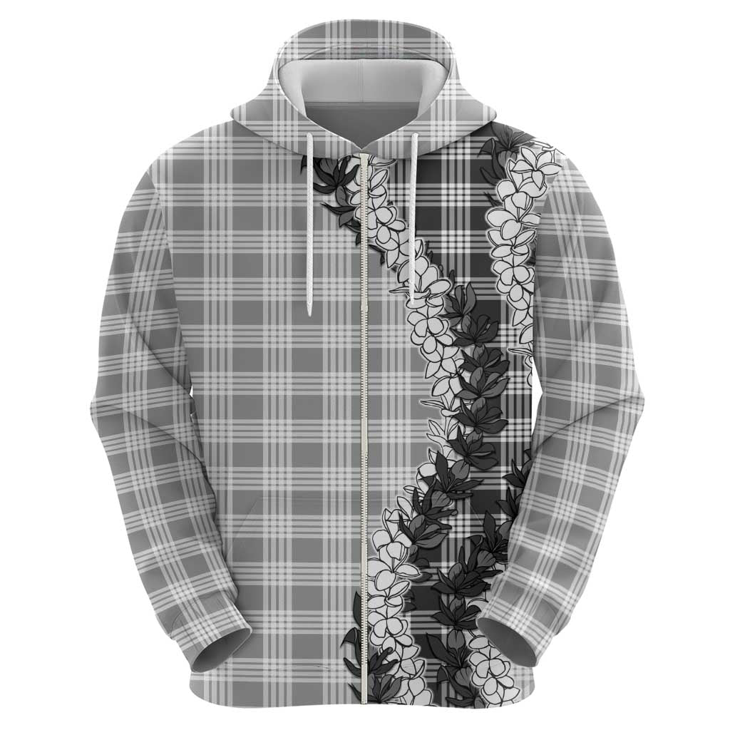 Gray Hawaii Palaka Hoodie Hawaiian Honohono Lei LT05 - Polynesian Pride