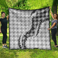 Gray Hawaii Palaka Quilt Hawaiian Honohono Lei