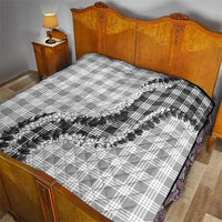 Gray Hawaii Palaka Quilt Hawaiian Honohono Lei