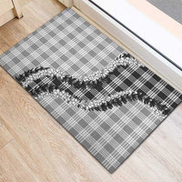 Gray Hawaii Palaka Rubber Doormat Hawaiian Honohono Lei LT05 - Polynesian Pride