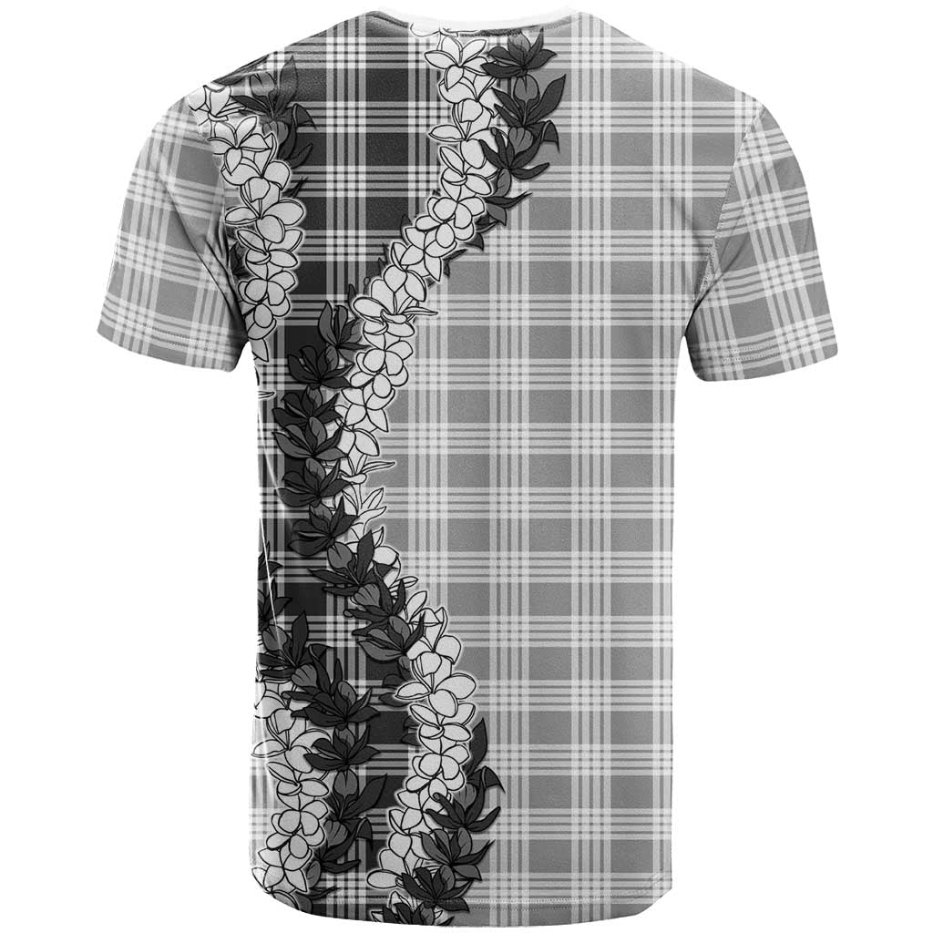 Gray Hawaii Palaka T Shirt Hawaiian Honohono Lei