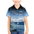 New Zealand Wanaka Air Show Family Matching Mermaid Dress and Hawaiian Shirt With Maori Pattern