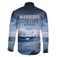 New Zealand Wanaka Air Show Family Matching Off Shoulder Short Dress and Hawaiian Shirt With Maori Pattern LT05 - Polynesian Pride