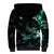 New Zealand Marathon Sherpa Hoodie Silver Fern Paua Shell Simple Style