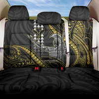 Hawaii King Kamehameha The Great Back Car Seat Cover Gold Tribal Tattoo