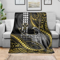 Hawaii King Kamehameha The Great Blanket Gold Tribal Tattoo LT05 - Polynesian Pride