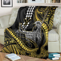 Hawaii King Kamehameha The Great Blanket Gold Tribal Tattoo LT05 - Polynesian Pride
