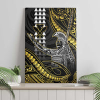 Hawaii King Kamehameha The Great Canvas Wall Art Gold Tribal Tattoo LT05 - Polynesian Pride