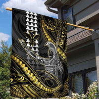 Hawaii King Kamehameha The Great Garden Flag Gold Tribal Tattoo LT05 - Polynesian Pride