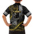 Hawaii King Kamehameha The Great Kid Hawaiian Shirt Gold Tribal Tattoo