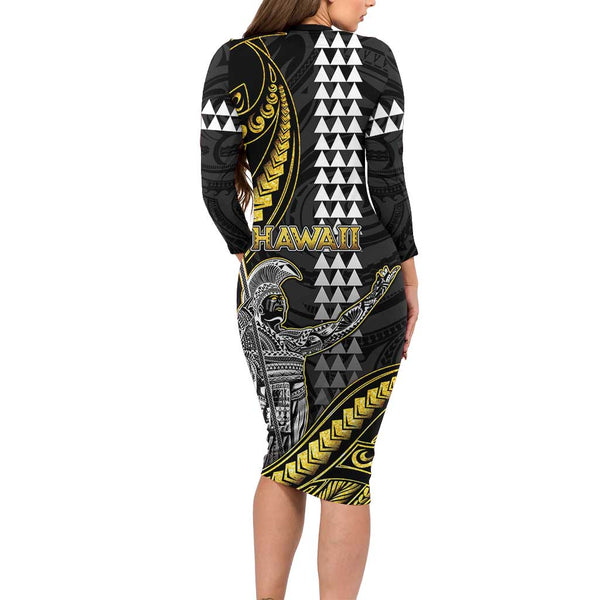 Custom Hawaii Long Sleeve Shirt King Kamehameha - Turquoise LT9