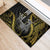 Hawaii King Kamehameha The Great Rubber Doormat Gold Tribal Tattoo