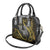 Hawaii King Kamehameha The Great Shoulder Handbag Gold Tribal Tattoo