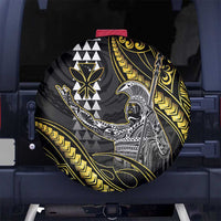 Hawaii King Kamehameha The Great Spare Tire Cover Gold Tribal Tattoo
