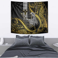 Hawaii King Kamehameha The Great Tapestry Gold Tribal Tattoo LT05 - Polynesian Pride
