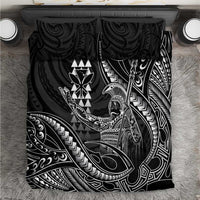 Hawaii King Kamehameha The Great Bedding Set Black Tribal Tattoo