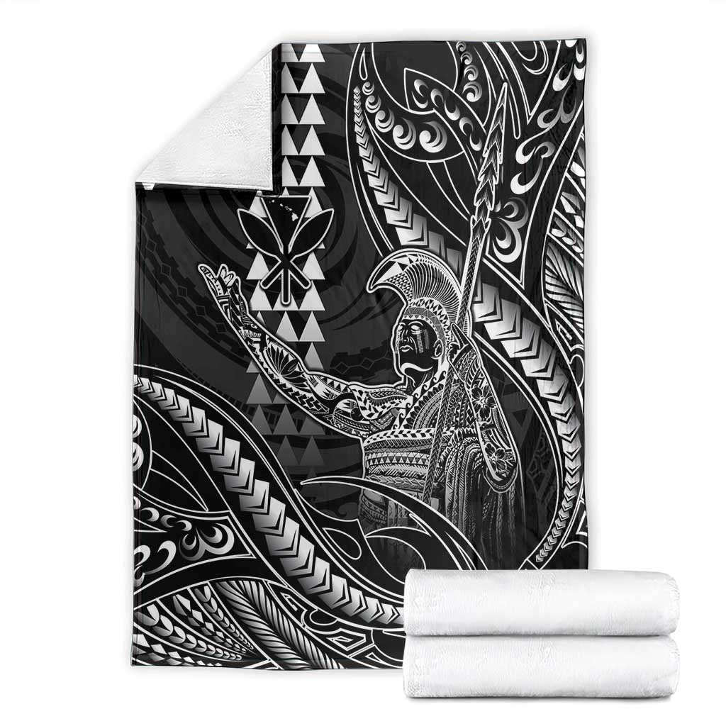 Hawaii King Kamehameha The Great Blanket Black Tribal Tattoo LT05 - Polynesian Pride
