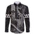 Hawaii King Kamehameha The Great Family Matching Puletasi and Hawaiian Shirt Black Tribal Tattoo