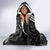 Hawaii King Kamehameha The Great Hooded Blanket Black Tribal Tattoo