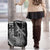 Hawaii King Kamehameha The Great Luggage Cover Black Tribal Tattoo