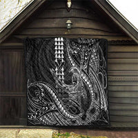 Hawaii King Kamehameha The Great Quilt Black Tribal Tattoo LT05 - Polynesian Pride