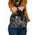 Hawaii King Kamehameha The Great Shoulder Handbag Black Tribal Tattoo