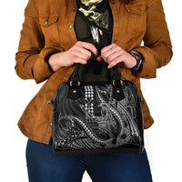 Hawaii King Kamehameha The Great Shoulder Handbag Black Tribal Tattoo LT05 - Polynesian Pride