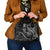 Hawaii King Kamehameha The Great Shoulder Handbag Black Tribal Tattoo