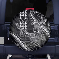Hawaii King Kamehameha The Great Spare Tire Cover Black Tribal Tattoo