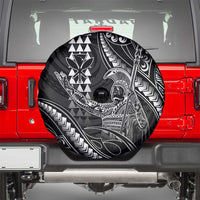 Hawaii King Kamehameha The Great Spare Tire Cover Black Tribal Tattoo