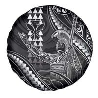 Hawaii King Kamehameha The Great Spare Tire Cover Black Tribal Tattoo