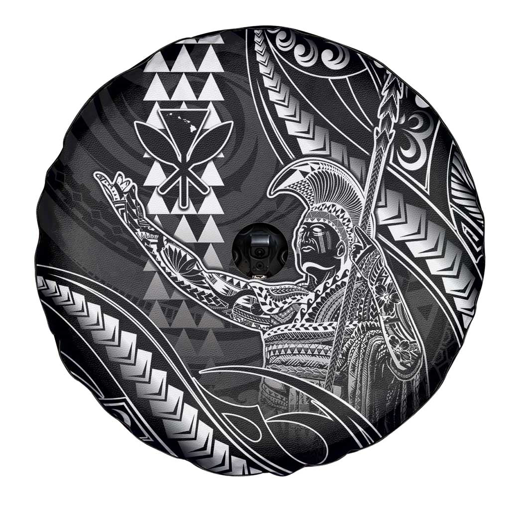 Hawaii King Kamehameha The Great Spare Tire Cover Black Tribal Tattoo