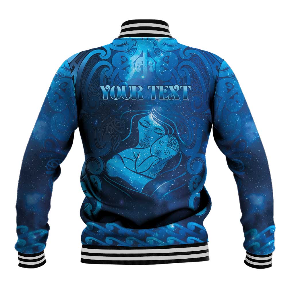 Personalised New Zealand Mother's Day Baseball Jacket Ko Te Whaea Te Takere O Te Waka LT05 - Polynesian Pride