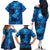 Personalised New Zealand Mother's Day Family Matching Off The Shoulder Long Sleeve Dress and Hawaiian Shirt Ko Te Whaea Te Takere O Te Waka