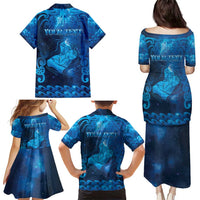 Personalised New Zealand Mother's Day Family Matching Puletasi and Hawaiian Shirt Ko Te Whaea Te Takere O Te Waka