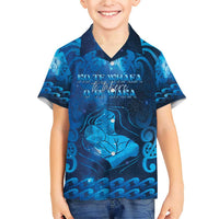 Personalised New Zealand Mother's Day Family Matching Short Sleeve Bodycon Dress and Hawaiian Shirt Ko Te Whaea Te Takere O Te Waka