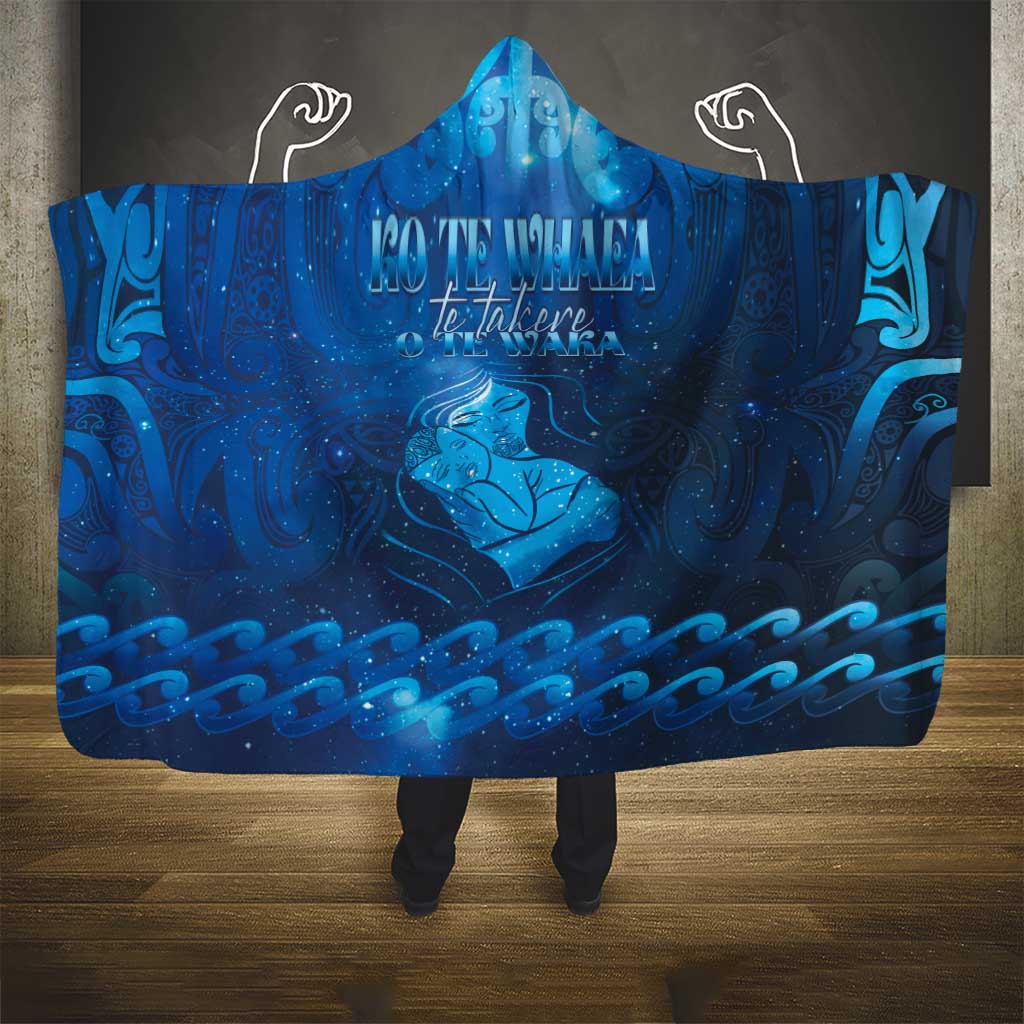 New Zealand Mother's Day Hooded Blanket Ko Te Whaea Te Takere O Te Waka