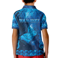 Personalised New Zealand Mother's Day Kid Polo Shirt Ko Te Whaea Te Takere O Te Waka