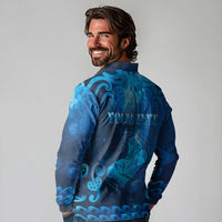 Personalised New Zealand Mother's Day Long Sleeve Polo Shirt Ko Te Whaea Te Takere O Te Waka